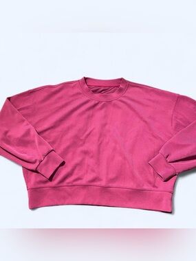 Lululemon ribbed softstreme cropped crewneck sweatshirt
